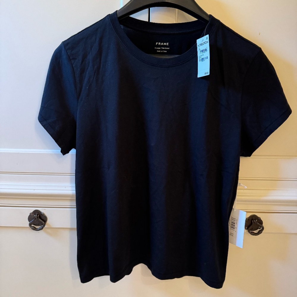 Frame black t shirt - XL